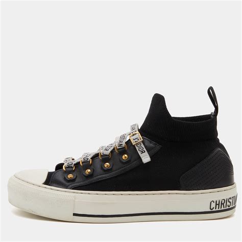 dior fusion technicsl knit sneakers|christian Dior high top shoes.